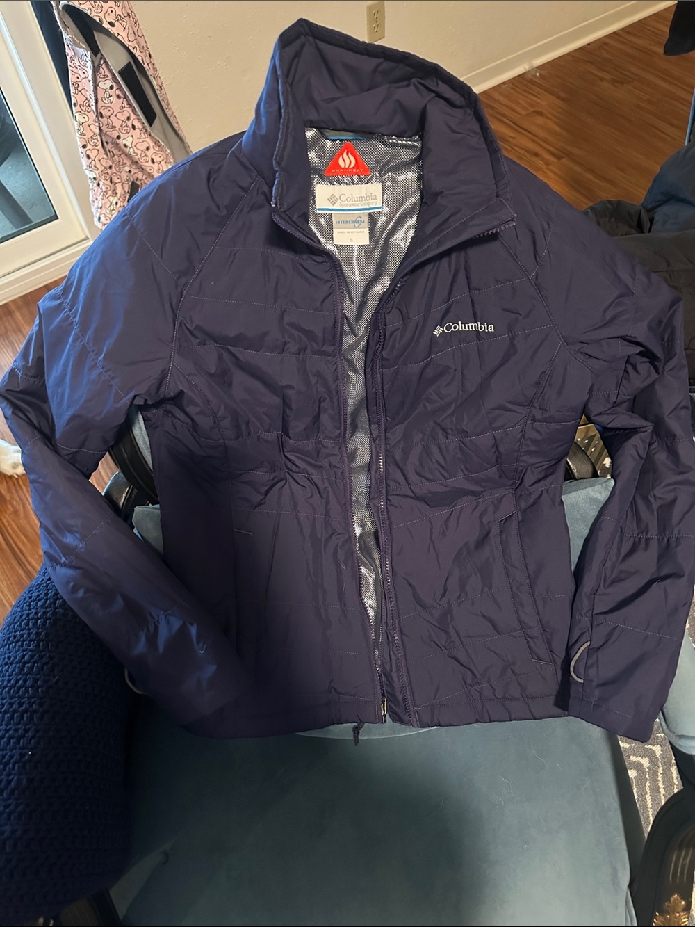 Columbia Women's Deep Purple Quilted Puffer Jacket